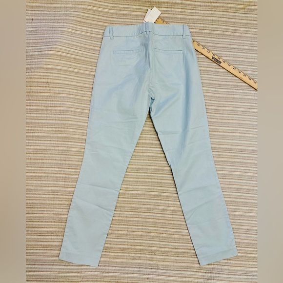 J Crew Frankie Pants Stretch Baby Blue - Brand New - Size 2, Style #08621 - Picture 9 of 9